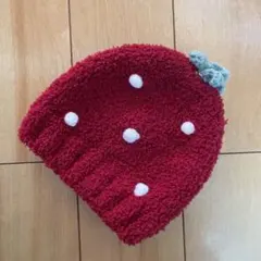 プティマイン　いちごニット帽　46cm