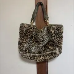 ぎ*す様 onespo ヒョウ柄トートバッグ