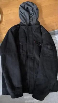 Levi's フード付きジャケット ブラックのサムネイル