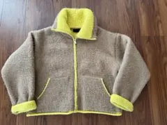 ZARA コントラスト仕上げニットジャケット