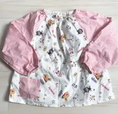 アンパンマン 幼児用スモック ピンク 長袖 100㎝