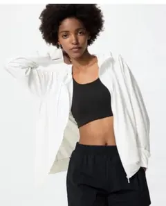 ユニクロ　 UVカット エアリズム Airism ジップアップパーカー 　XL