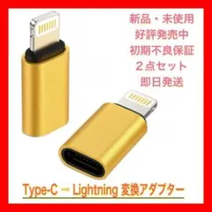 【お得な2点セット】タイプC TO ライトニング 変換コネクタ　変換アダプター