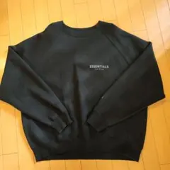 ESSENTIALS FEAR OF GOD ブラック スウェット