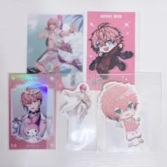 赤城ウェン チェキ ステッカー 5点セット