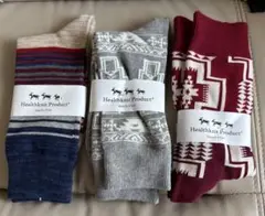 Healthknit ヘルスニット　ソックス 3足セット