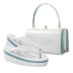 振袖用 日本製 草履バッグ セット 高級 エナメル uzouri77-3