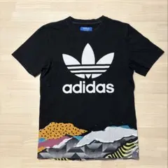 アディダスオリジナルス　ビッグトレフォイルロゴ　半袖Tシャツ　マルチカモ　XS