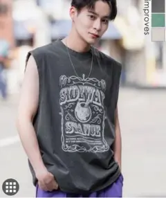 sideway stance ノースリーブtシャツ