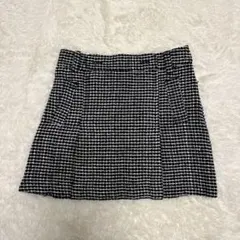スカート ツイードスカート ミニスカート ブラック