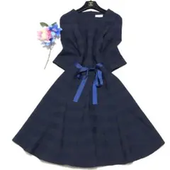 ⭕️専用出品⭕️ マックス&コー　ロングワンピース　特殊加工生地　もちもち肌触り◎