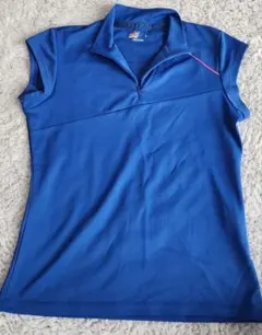 プーマ PUMA ノースリーブシャツ ゴルフウェア ハーフジップ GOLF 青