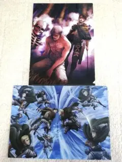 進撃の巨人　進撃の巨人展 FINAL クリアファイル 2枚セット