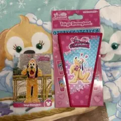 ディズニー ミニーパルパルーザ　ワッペン コレクションカード プルート コレカ