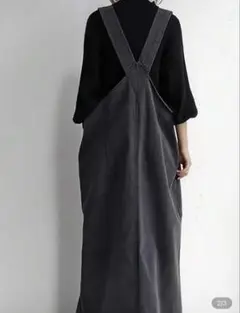 サロペット ロング丈