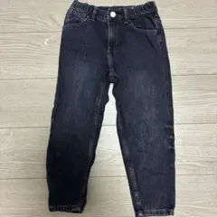 キッズ デニムパンツ ブラック 110cm h&m