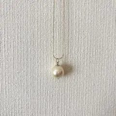 パール風 ネックレス 真珠風 ロングネックレス スネークチェーン