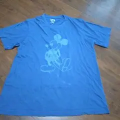 UNIQLO UT ミッキーマウス Tシャツ L 青