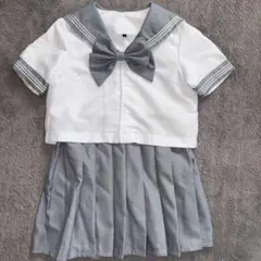 エ*6様 セーラー服上下 グレーとホワイト