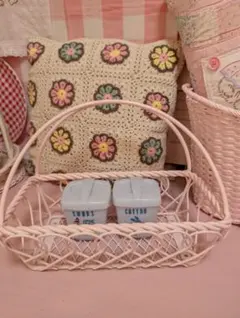 ヴィンテージ☆メタルバスケット＆ナーサリージャー