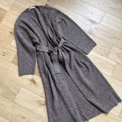 ロングカーディガン ニット