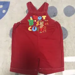 値下げ　ミキハウス オーバーオール 90 ホットビ