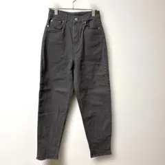 H&M　デニムパンツ　グレー　ゆったりシルエット