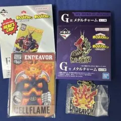 僕のヒーローアカデミア エンデヴァー カード型アクリルスタンド＆チャーム セット