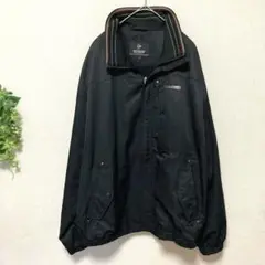 DUNLOP ジャンパー ブルゾン 裏フリース ブラック L