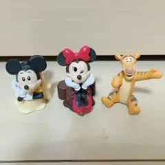 【3点セット】 ディズニーキャラクター　タカラトミー　ミッキー　ミニー　ティガー