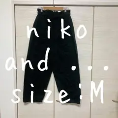 niko and ...　ニコアンド　イージー　ワイド　テーパード　チノ　パンツ