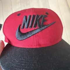 NIKE キャップ レッド ブラック