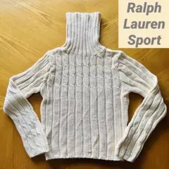 ⭐️ラルフローレンRalph Lauren Sportタートルネックセーター白/綿