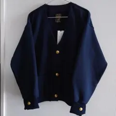⭐️新品 cloth ＆ cross Vネック金ボタンカットソーカーディガンのサムネイル