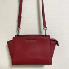 MICHAEL KORS 赤色　ショルダーバッグ