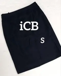 【アイシービー】　iCB ひざ丈　タイトスカート 7 S ブラック