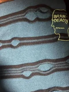 BRAIN DEAD KNITWEAR ボーダー Tシャツ Lサイズのサムネイル