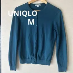UNIQLO ユニクロ　カーディガン ブルー系　M