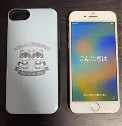 iPhone8 64GB ピンクゴールド 本体 ケース SIMロック解除済み