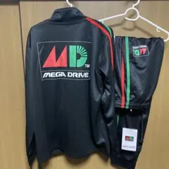 Mサイズ新品未使用　メガドライブ　ジャージ上下セット  セガ 長袖　長ズボン 新品SEGA MEGA DRIVE ジャージ 上下LL⁄XLメガドライブの通販 by