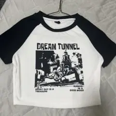 DREAM TUNNEL クロップドTシャツ　ミニT