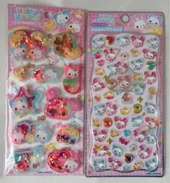 【新品未開封正規品】ハッピーマーチ スパンコールシールとジュエルプチ2枚セット♪