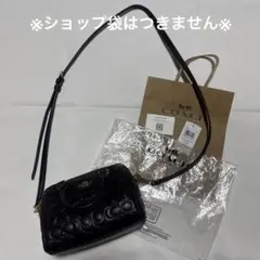 美品✨COACH ミニローアン クロスボディバッグ シグネチャー レザー