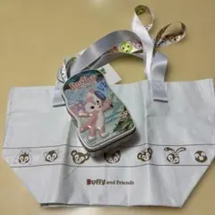 リーナベル 空き缶とエコバッグ　香港ディズニーランド　ダフィフレンズ