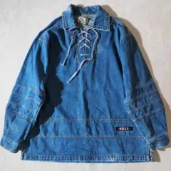 ボックスジーンズ BOXX JEANS デニム プルオーバー ビッグシルエットLのサムネイル