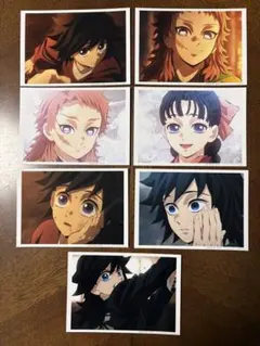 鬼滅の刃　柱稽古編　場面写ブロマイド 7枚セット