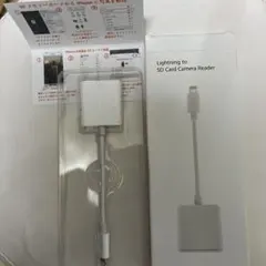 iPhone SDカードリーダー　ライトニング　iphone データ保存