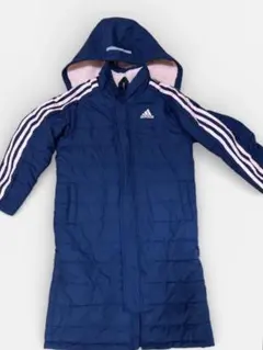 adidas ネイビー ベンチコート 120キッズ　中綿