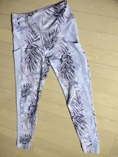 SUKALA　ボタニカルリーフ柄レギンス　M