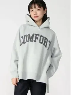SM2 サマンサモスモス　COMFORTプリント ライトグレー パーカーのサムネイル